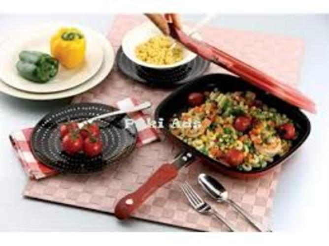 Killer's Instinct Outdoors 1 PCS Double-sided Frying Pan-Non-stick,  Easy-to-clean Double-sided Frying Pan with Double-sided Flip Design