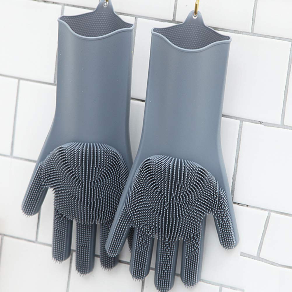  CATTOV Dishwashing Gloves Cleaning Silicone Gloves